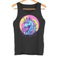 鮮やかなユニコーン マジック ファンタジー ムーンライト タンクトップ