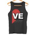２人で着るとハートが出来る Loveの文字になる 「Ve」カップル 恋人 タンクトップ