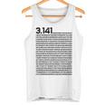 314 円周率の日 数学 非合理数 円周率 タンクトップ
