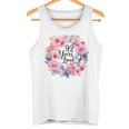 92年間愛された 92歳の誕生日フローラルリース 長袖tシャツ タンクトップ