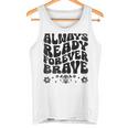 Always Ready Forever Brave 消防士 消防士 タンクトップ