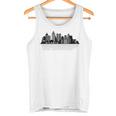 Atlanta Ga スカイライン 摩天楼 シティシルエット タンクトップ