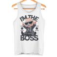 Baby Boss I'm The Boss レトロ Like A Boss キッズ タンクトップ