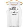 Bigtone Gap バージニアa ビンテージ スポーツデザイン ブラックプリント タンクトップ