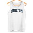 Burton Michigan Mi ヴィンテージ スポーツデザイン ネイビーデザイン タンクトップ