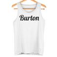 Burton バートン の名前を言うトップ タンクトップ