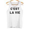 C'est Laie フランス語格言グラフィックデザイン タンクトップ
