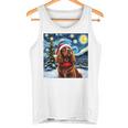 Cockerpanieltarry Night Christmasan Gogh Doganta Hat 長袖tシャツ タンクトップ