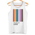 Colors Of Love Lgbt Flag Pride Month トランスジェンダー レインボーtシャツ タンクトップ