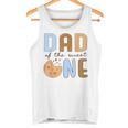 Dad Of Theweet One クッキーとミルク 1歳の誕生日パーティー タンクトップ