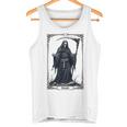 Death Tarot Card 13 Craft Gothic Reaper Aesthetic タンクトップ