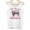 Dia De Los Meowtos Muertos シュガースカル キャット 死者の日 タンクトップ