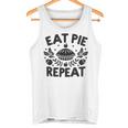Eat Pie Repeat 面白い感謝祭のユーモア タンクトップ