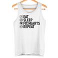 Eatleep Fix Heartsリピート心臓専門医心臓病学 タンクトップ