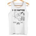 F22 ラプター戦闘機 ジェット仕様 軍用飛行機 F22 ラプター タンクトップ