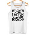 Fu Qr スキャンコード 皮肉ユーモア Fuバックプリント タンクトップ