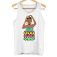 God Goals グラインドメラニン クリスチャン 楽しい ブラック クイーン ガールズ タンクトップ