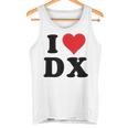 I Heart Dx Initials I Love DX First And Last Name D X タンクトップ