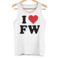 I Heart Fw Initials I Love FW First And Last Name F W タンクトップ