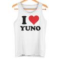 I Heart Yuno ファーストネーム I Love パーソナライズ タンクトップ