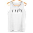 Heartbeat Ecg テニスラック メンズ レディース キッズ タンクトップ