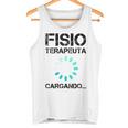Hombre Fisio Terapeuta Cargando Regalo Hombre Manga Corta Camiseta sin mangas