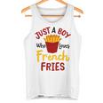 Just A Boy Who Loves French Fries フライドポテト じゃがいも ヴィーガン タンクトップ