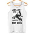メンズ Just A Guy Who Loves ダートバイク 面白い モトクロス タンクトップ