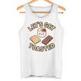 Kawaii'mores Let's Get Toast キュート 面白い キャンプ 駄洒落。 タンクトップ