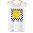 Keepmiling キュート 黄色 幸せ 平和 笑顔 ポジティブ タンクトップ