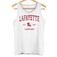 Lafayette ルイジアナ Laビンテージスポーツデザイン レッドプリント タンクトップ