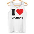 I Love Cairns タンクトップ