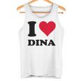 I Love Dina タンクトップ