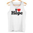 I Love Heart Hope Namee On A タンクトップ