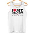 I Love My Grandpa I Heart My Grandpa タンクトップ