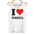 I Love Wiberta タンクトップ