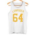 Lowrider 64 Jersey Number On The Back Classic Lowrider Car タンクトップ