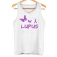 Lupus Warrior パープルバタフライ&リボン ポケット付き タンクトップ