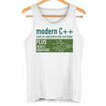 Modern C リッチなナチュラルビットとバイトプログラミング タンクトップ