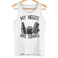My Needs Areimple Guitars ビール愛好家 ギタリストギター タンクトップ