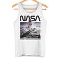 Nasaアポロ11号の月面宇宙飛行士の有名なワームロゴ タンクトップ
