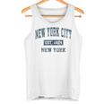 New York City New York Ny ビンテージスポーツデザイン ネイビープリント タンクトップ