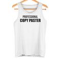 Professional Copy Paster Quote Developer Programmer タンクトップ