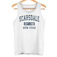 Scarsdale New York Ny ビンテージスポーツデザイン ネイビー タンクトップ