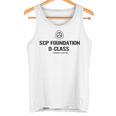 Scp Foundation Dクラス 囚人バーコード タンクトップ