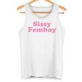 Sissy Femboy Crossdressing Aesthetic タンクトップ