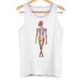 Skelleton カラフル ヒューマンアート 抽象 グラフィック スケルトン タンクトップ