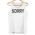Sorry Das Icho Groß タンクトップ