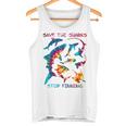 Stop Finning ジンベエザメ シュモクザメサメの種類タイダイ 長袖tシャツ タンクトップ