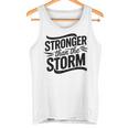 Stronger Than Thetorm Motivational Inspirational Positive タンクトップ